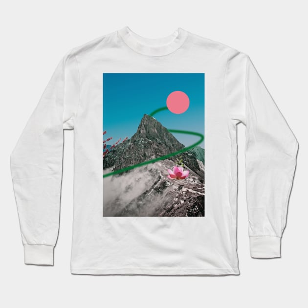 Peace and Quiet Long Sleeve T-Shirt by Dusty wave